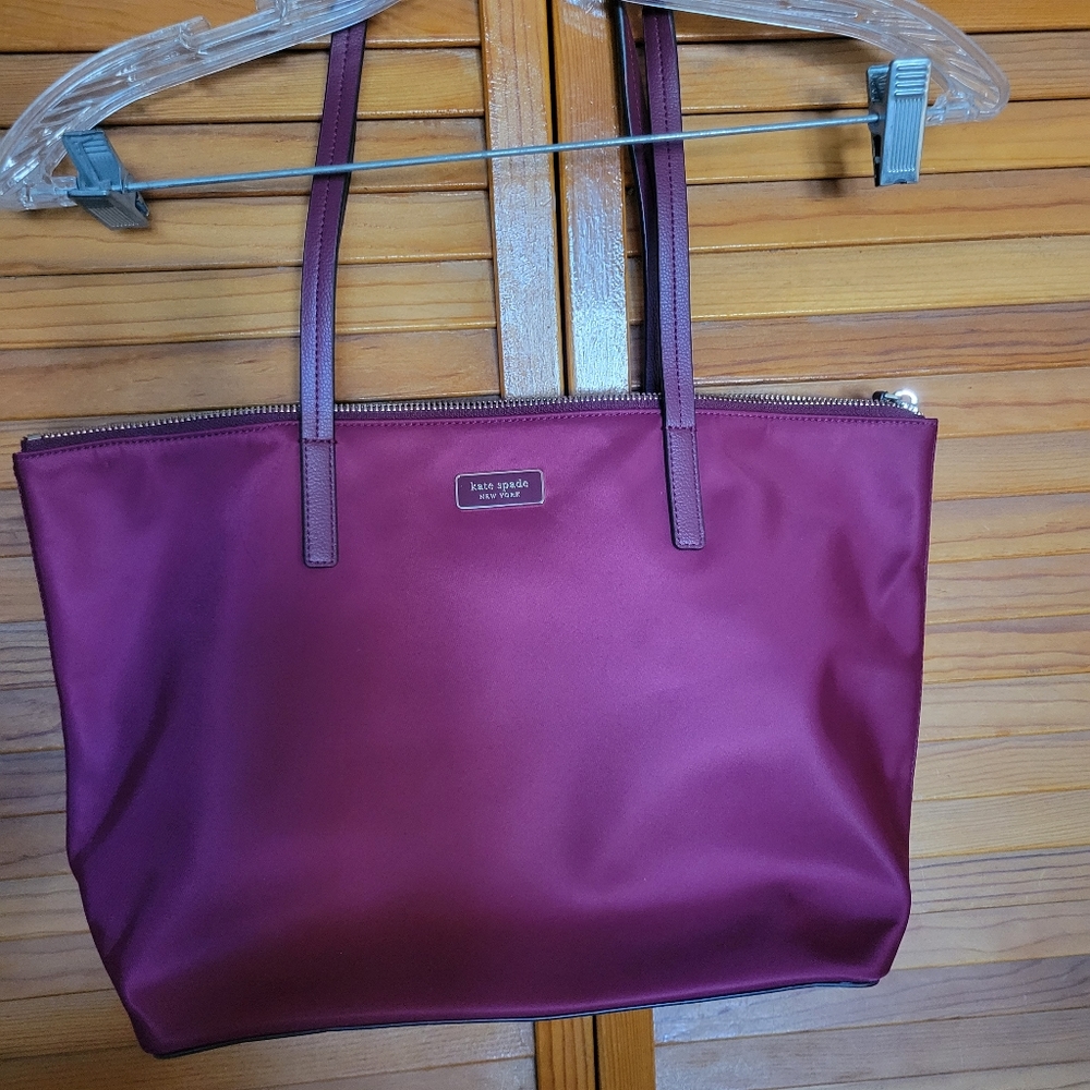 Kate Spade Maroon Med Tote